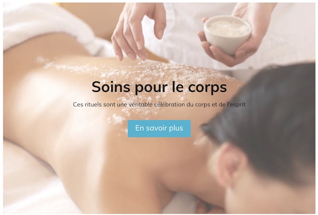 Soins pour le corps au Moulin de la Détente